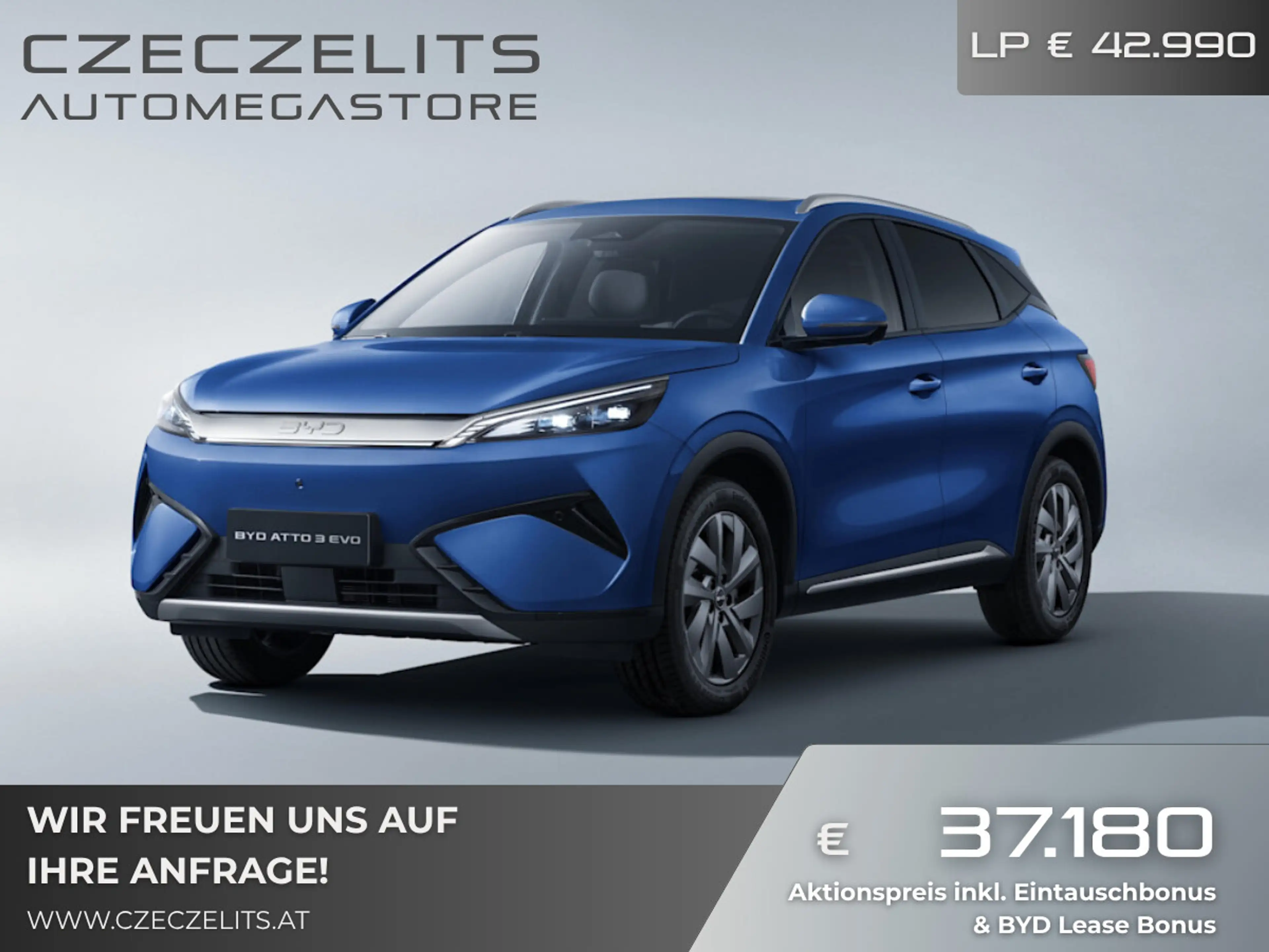 BYD Atto 3 Atto3 Evo 74,8 kWh Design Österreich Paket RWD ...