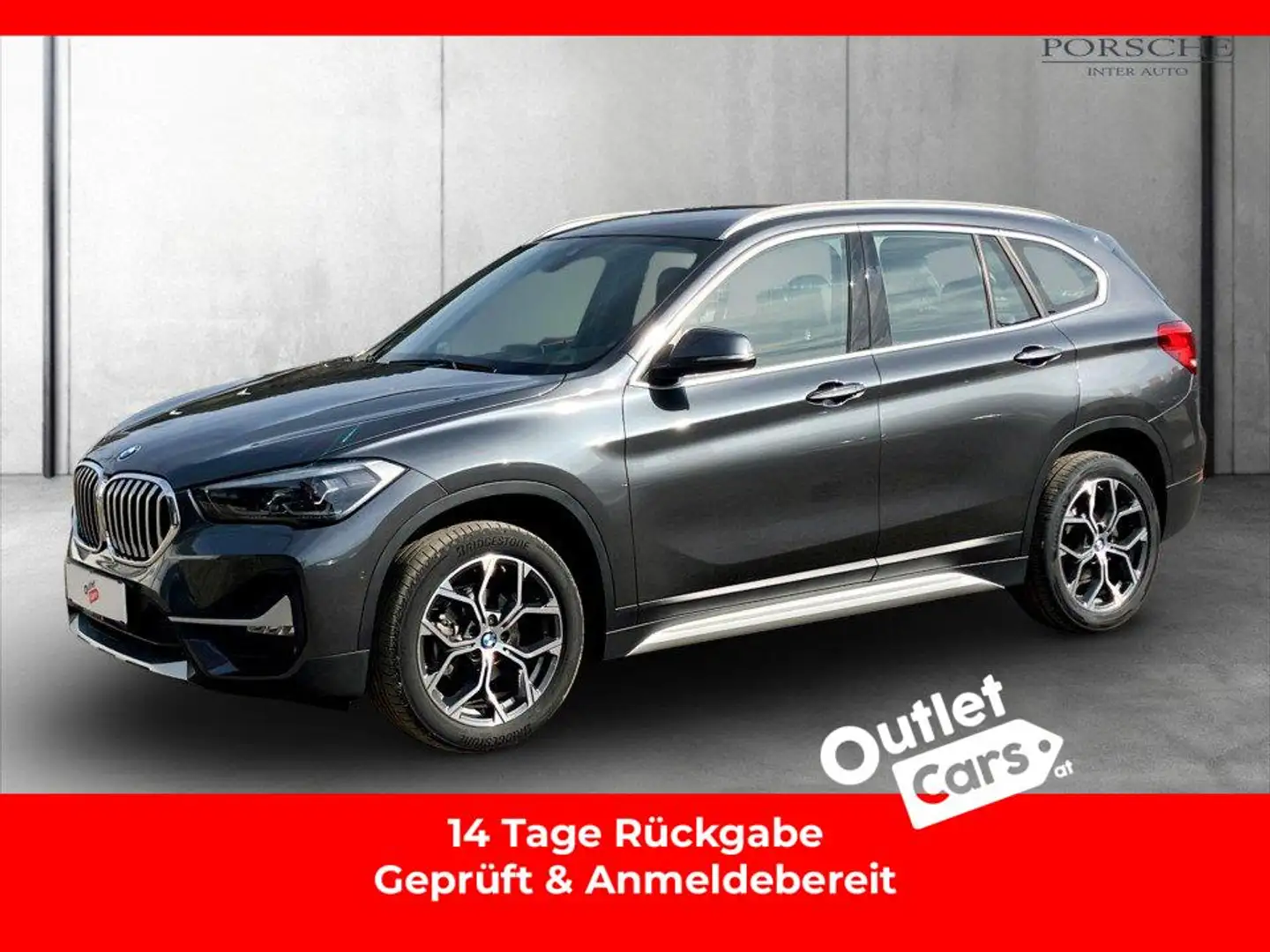 BMW X1 sDrive  16d xLine LED+LEDER+NAVI+RFK+HUD Grau - 1