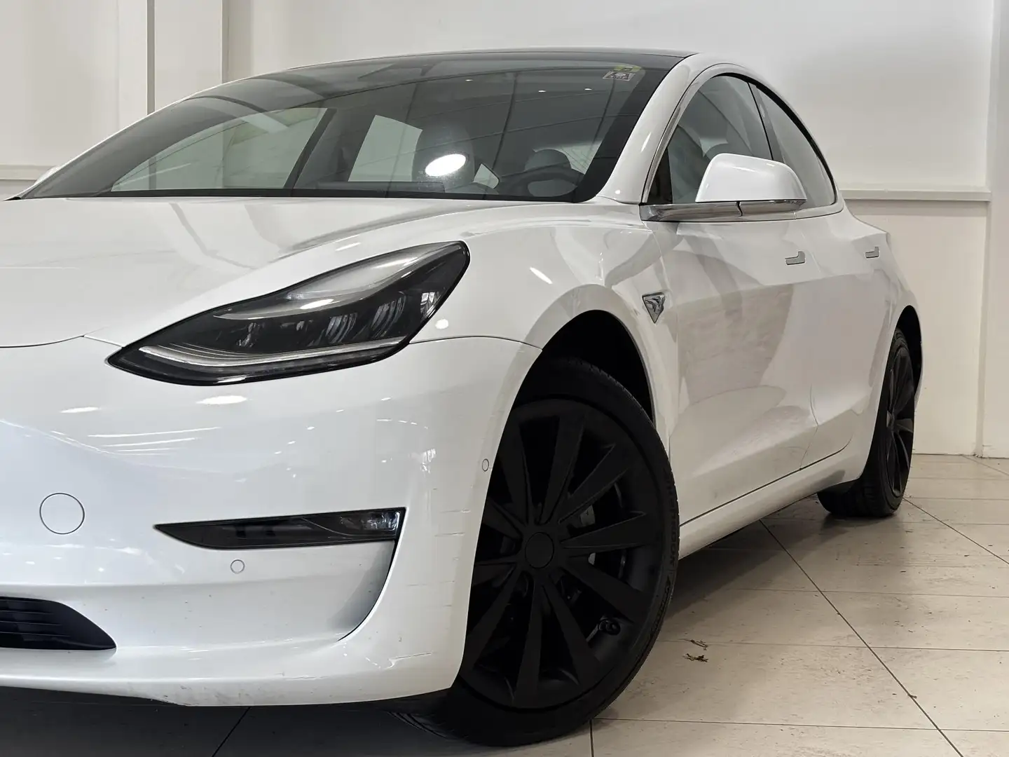 Tesla Model 3 Long Range AWD 75 kWh 87% SOH | Wit leder interieu Blanco - 2