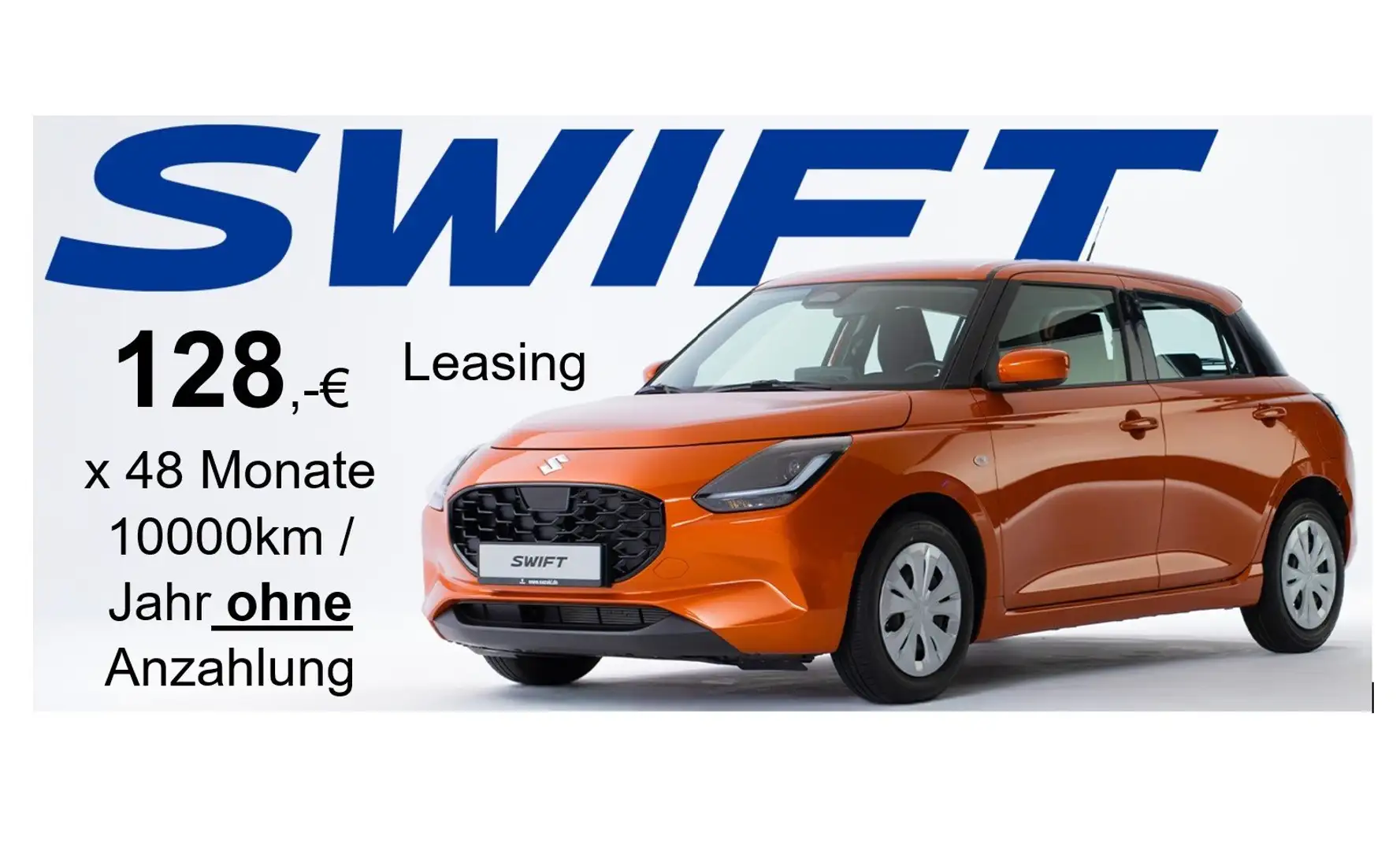 Suzuki Swift Swift Club Leasingaktion 128,-€ im Monat Arancione - 1