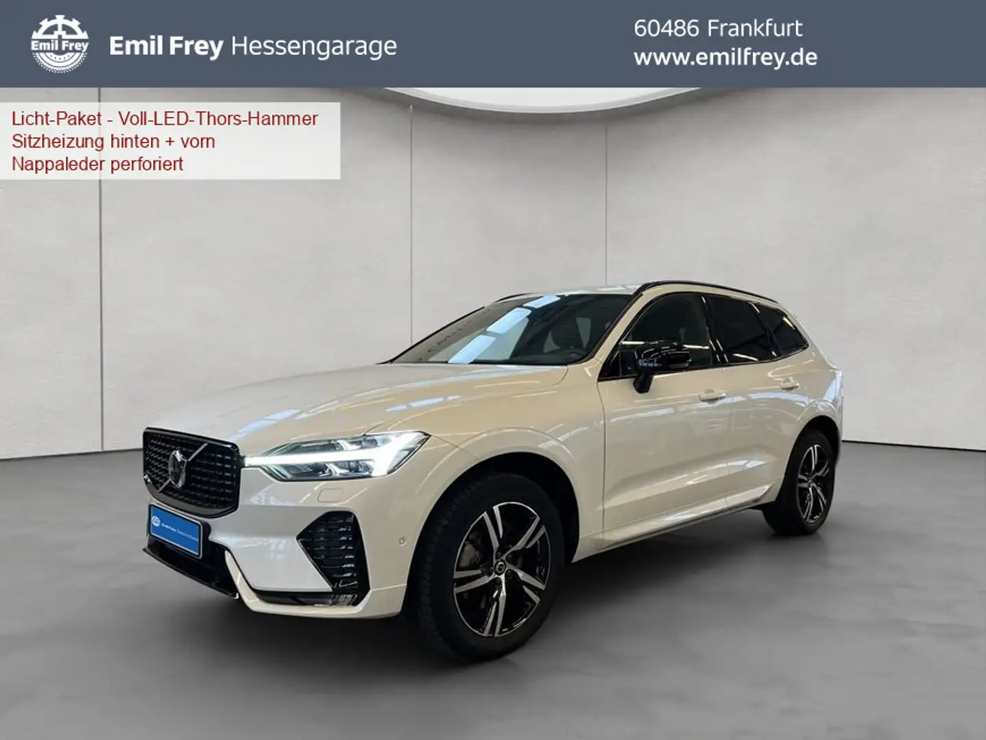 Volvo XC60 XC60 B4 R-Design Aut HeadUp Standh 360° Nappaleder Weiß - 1