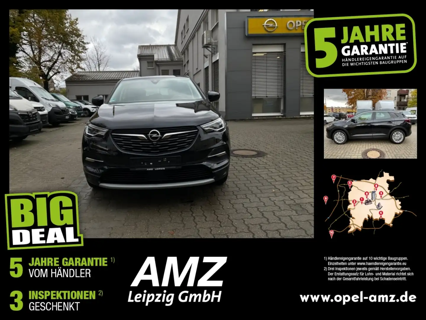 Opel Grandland 1.6 Turbo Hybrid INNOVATION HU AU NEU Black - 1