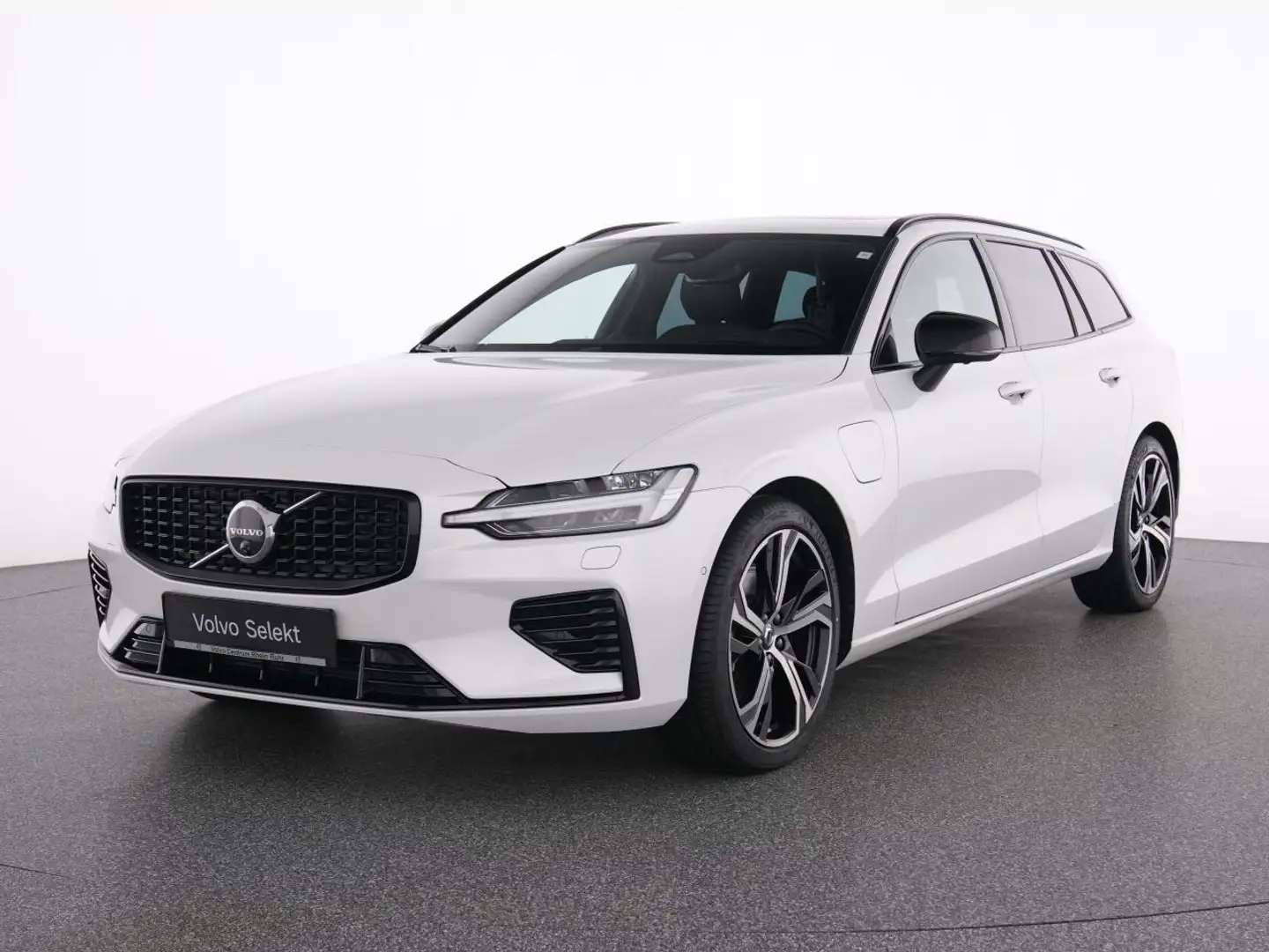 Volvo V60 T6 Recharge AWD UltraDark+360°+LEDER+19'+BW Weiß - 2