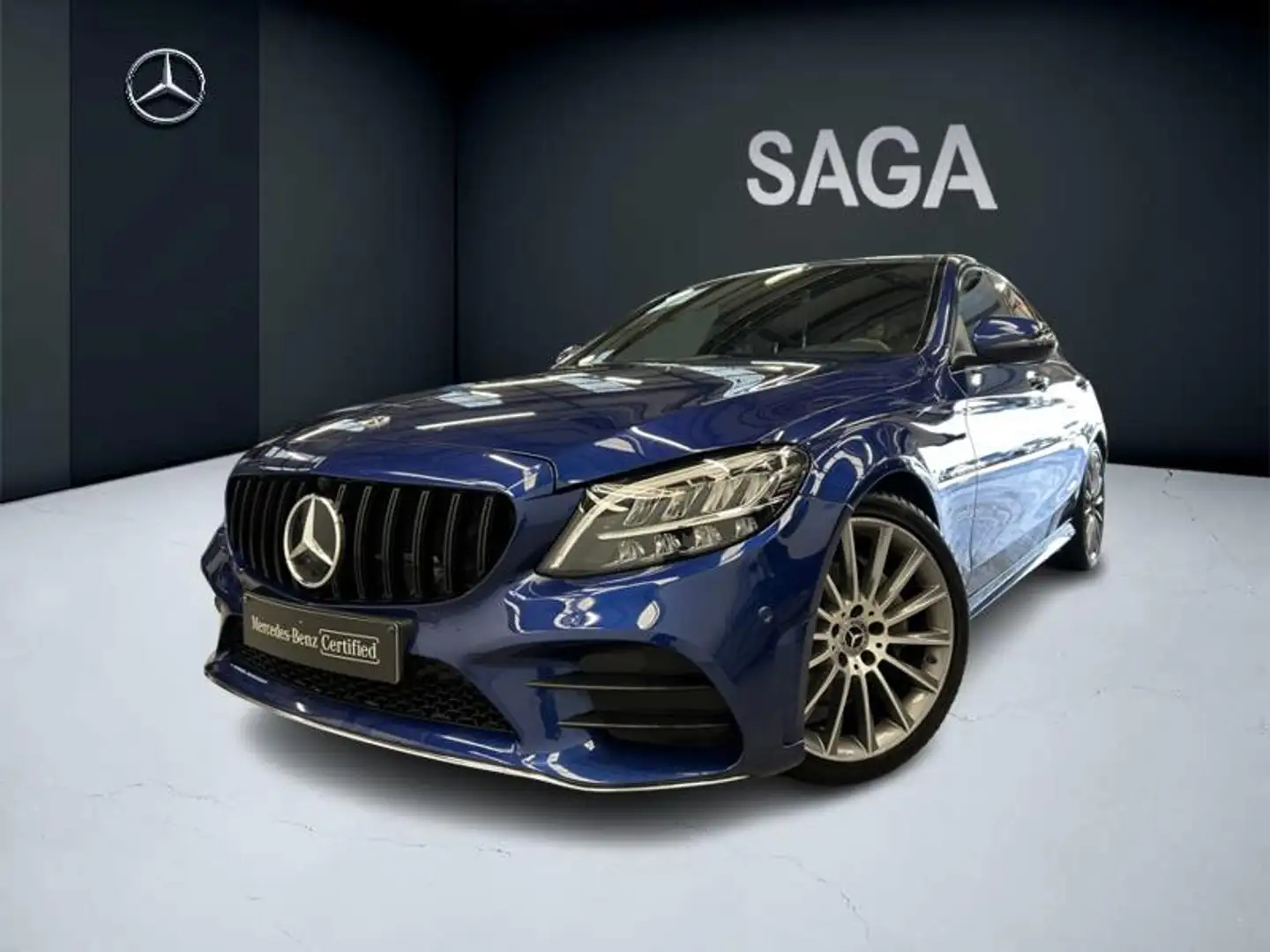Mercedes-Benz C 200 d Berline AMG Line Blau - 1