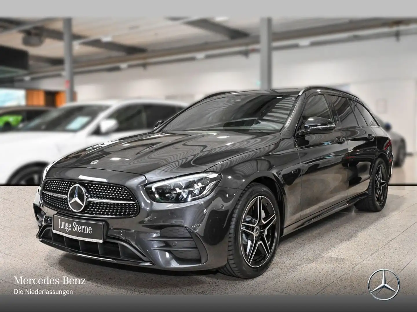 Mercedes-Benz E 300 de T AMG+NIGHT+LED+KAMERA+9G Gris - 2