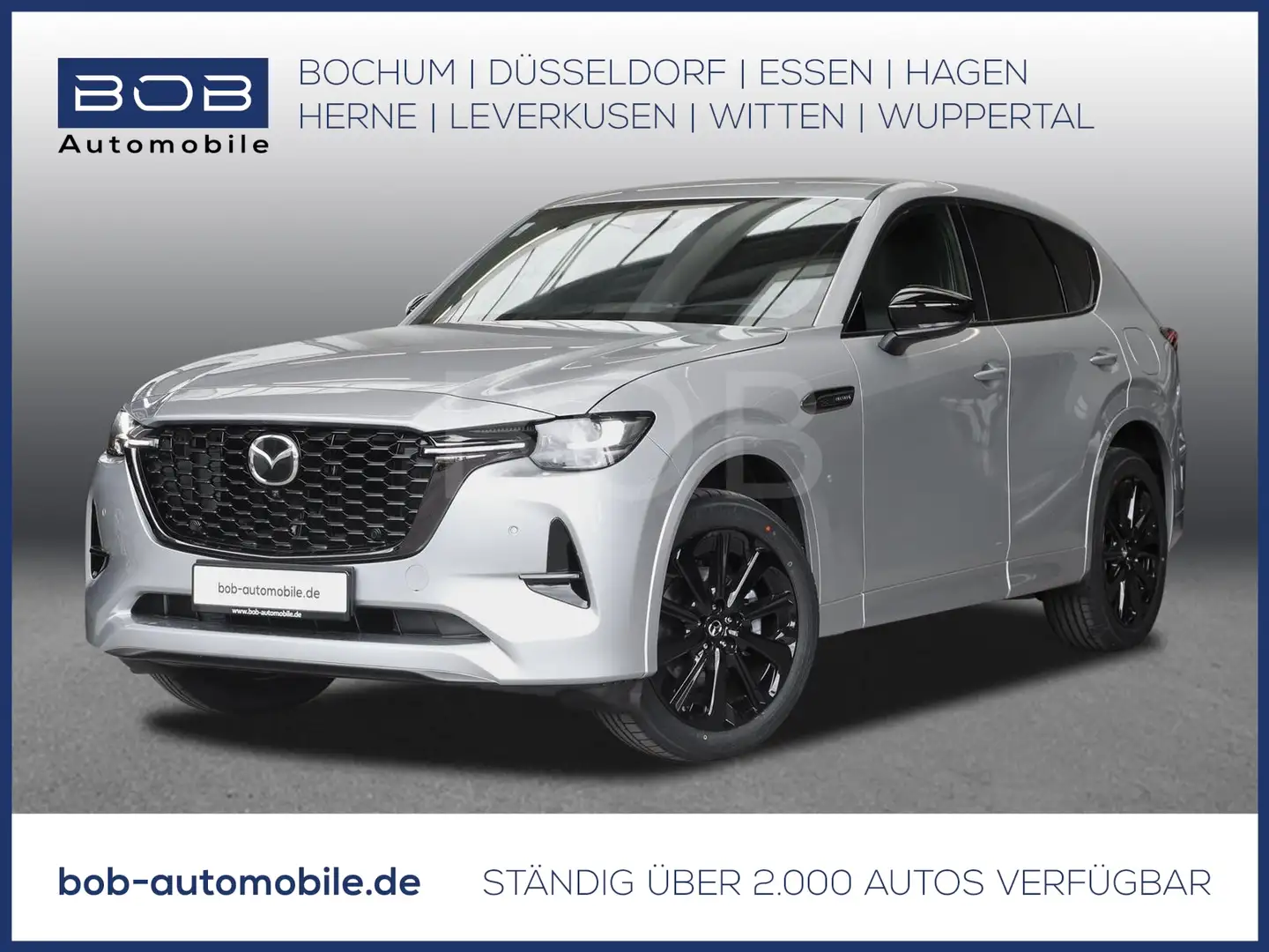 Mazda CX-60 3.3 e-SKYACTIV D 254 8AWD Homura Plus Panorama-Dac Silber - 1