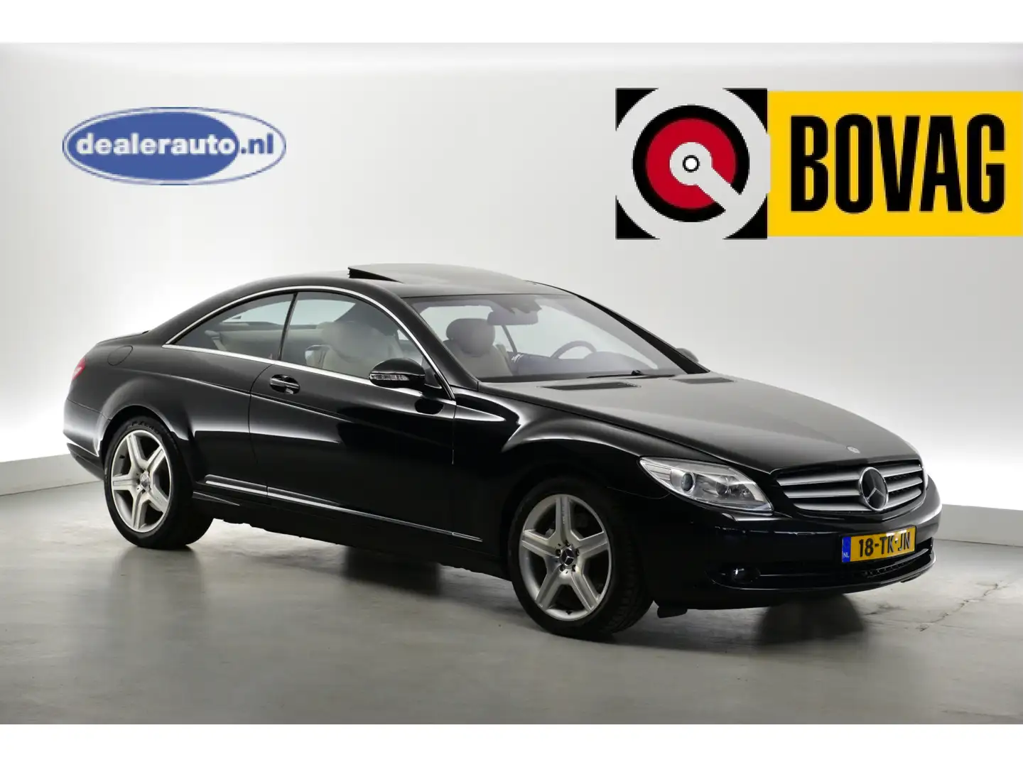 Mercedes-Benz CL 500 klasse CL500 NL Auto 17950 ex btw Youngtimer GEKOE Zwart - 1