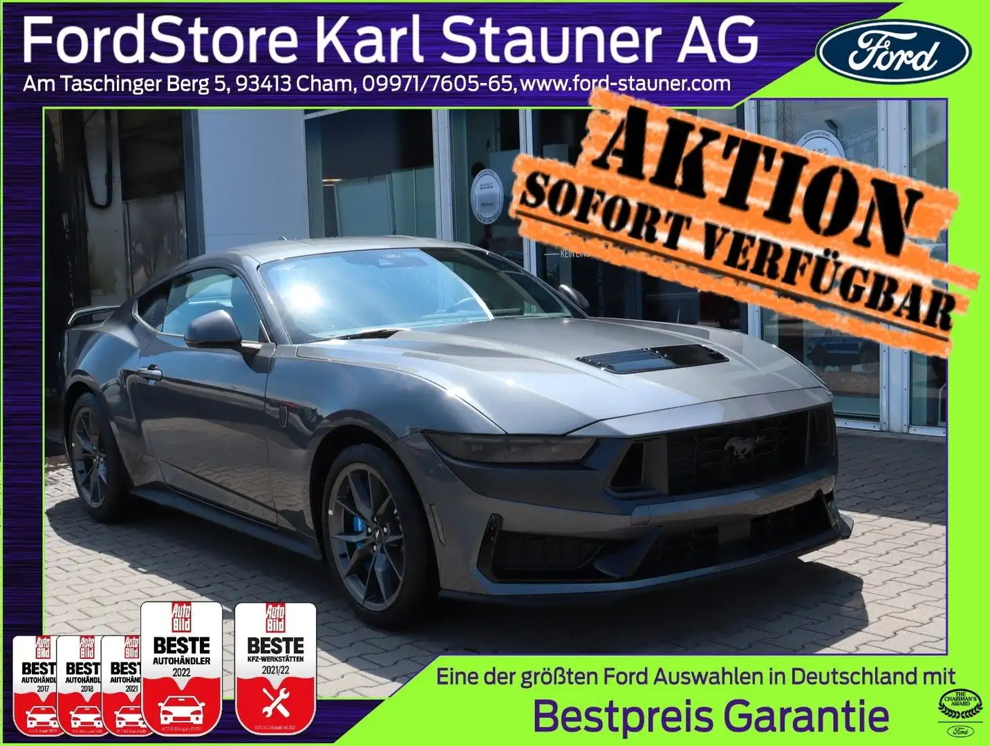 Ford Mustang Dark Horse Fahrwerk MagneRide 4,99 FIN* Grau - 1