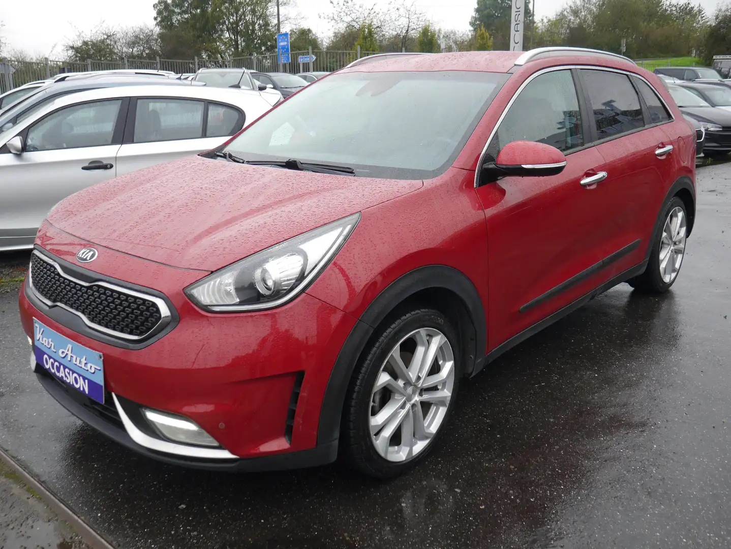 Kia Niro 1.6 GDi HEV autom*GPS*CAMERA*CLIM*CUIR TISSUS* Red - 2