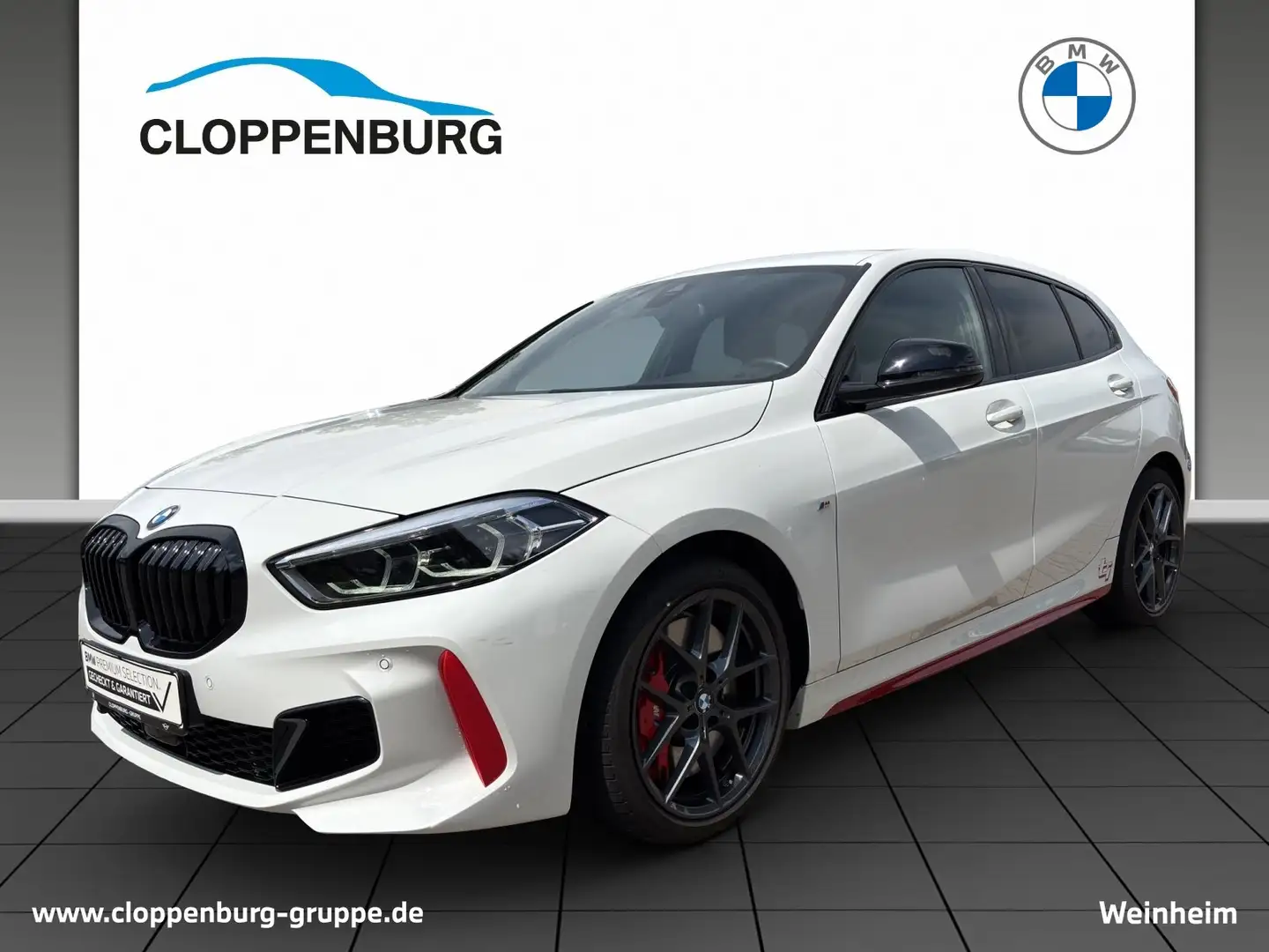 BMW 128 ti Hatch Navi+SHZ+HiFi+Spurass.+Klimaaut.+BT Blanc - 1