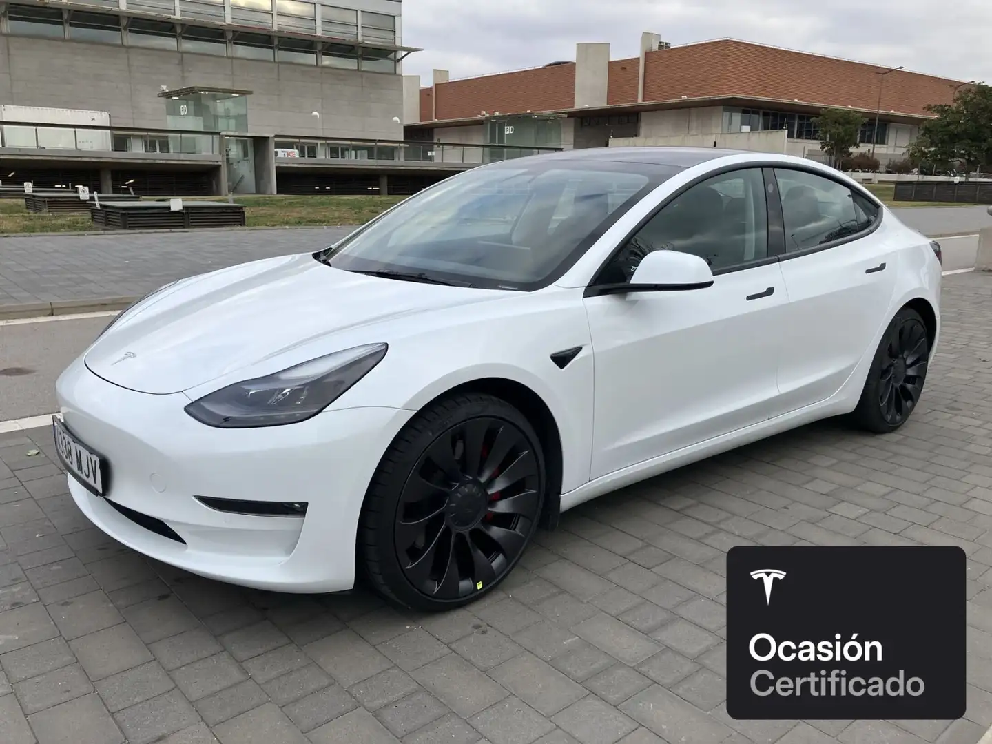 Tesla Model 3 Performance Blanc - 2