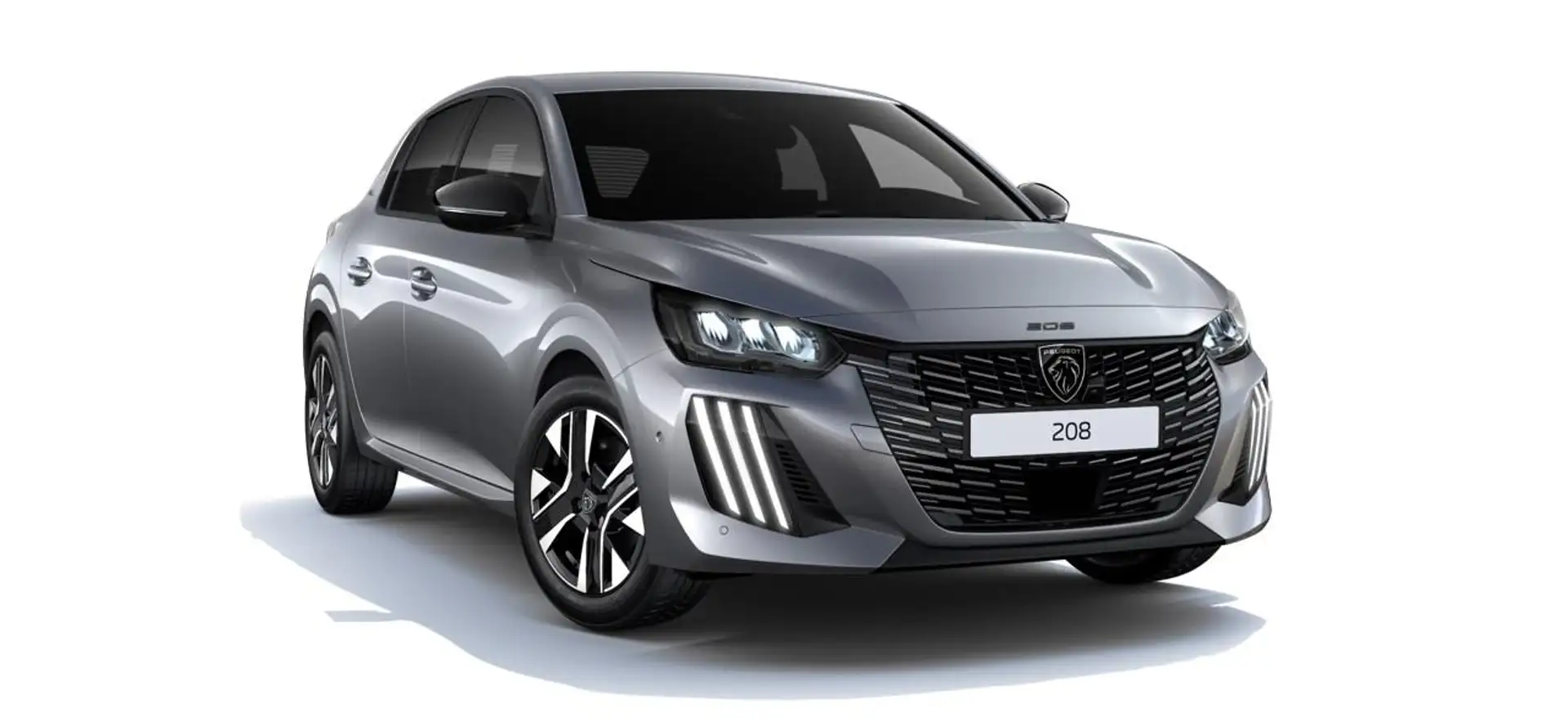 Peugeot 208 Hybrid 100 e-DCS6 Allure VOORRAAD KORTING/DEAL | V Grijs - 2