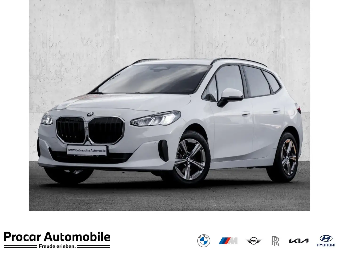 BMW 218 d AHK+DA+PA+SHZ+WIDESCREEN+AUT Blanc - 1