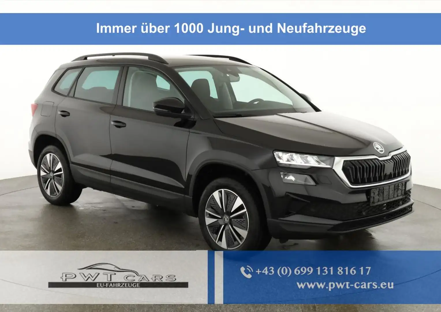 Skoda Karoq Selection 1.5 TSI DSG Selection, AHK, Navi, Kam... Schwarz - 1