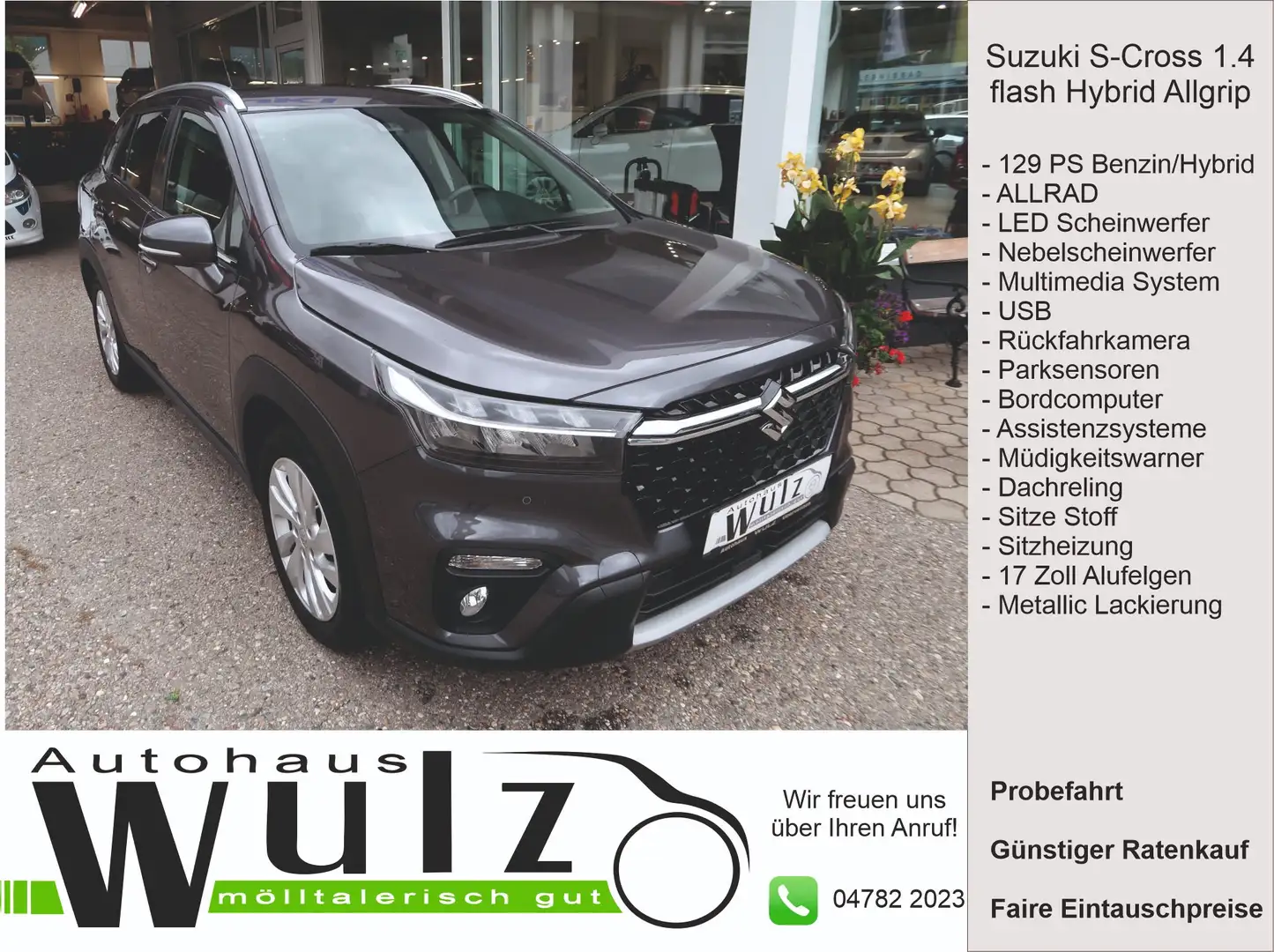 Suzuki S-Cross S-Cross 1,4 GL+ Hybrid ALLGRIP shine Grau - 1