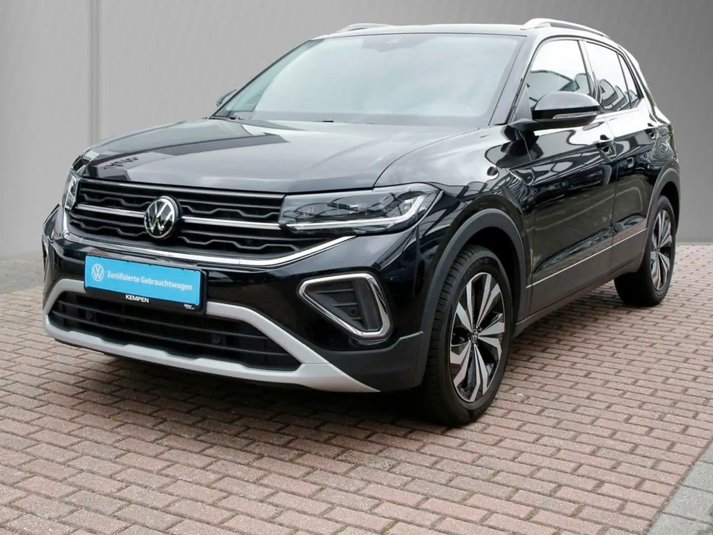 Volkswagen T-Cross 1.0 TSI DSG Style 17"LM Navi+VC PDC LED Sitzhei... Schwarz - 2