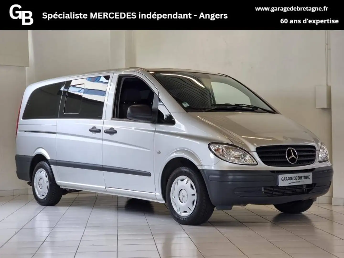 Mercedes-Benz Vito 115 CDI Long Argent - 1