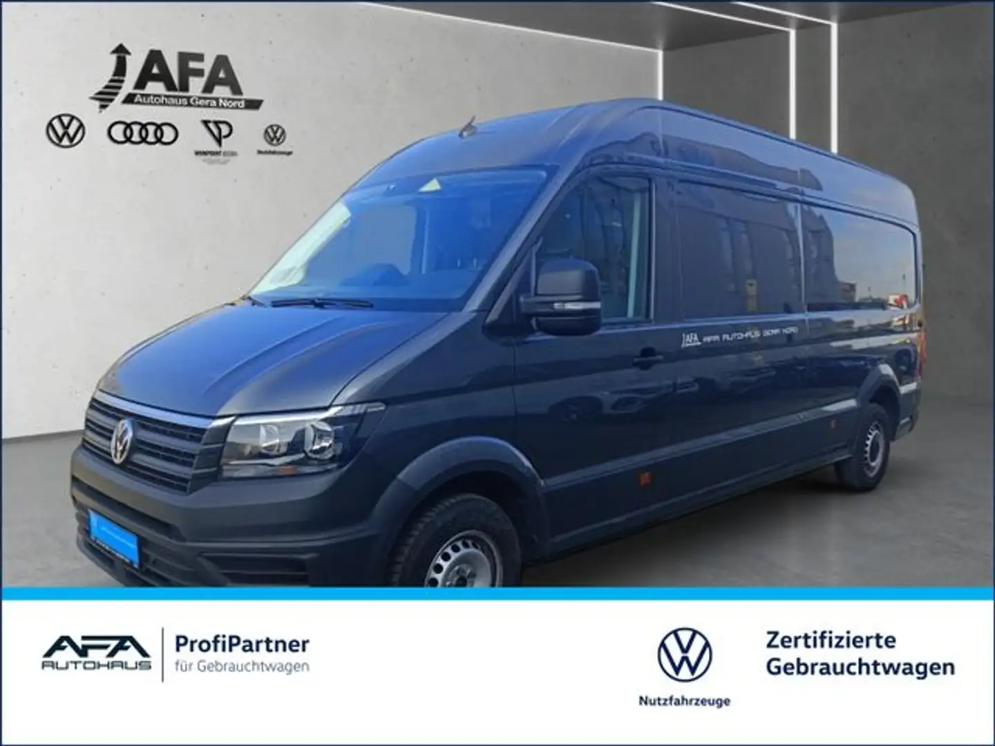 Volkswagen Crafter 35 lang hoch Navi*AHK*RFK Gris - 2