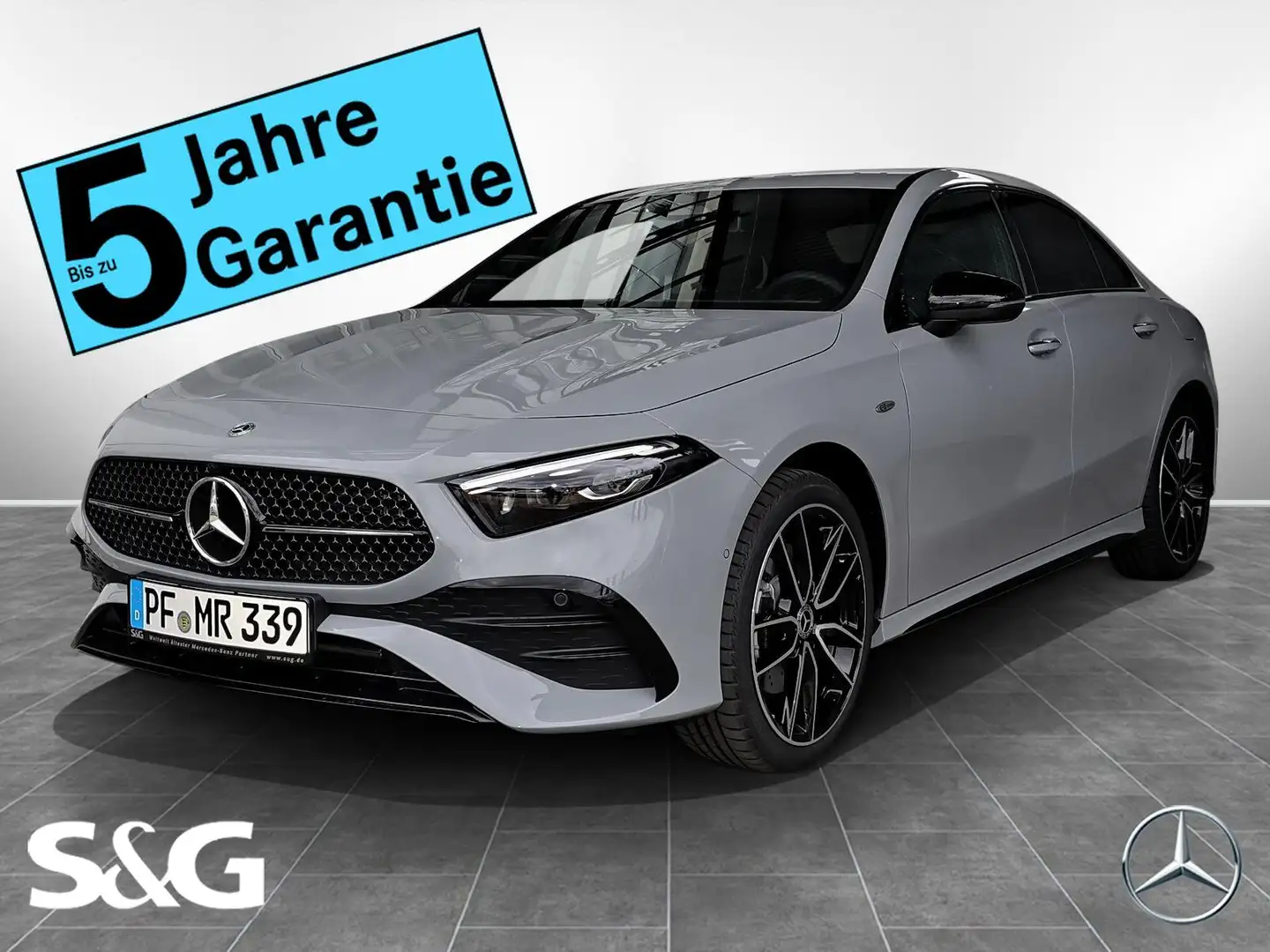 Mercedes-Benz A 250 e AMG MBUX+RüKam+M-LED+AHK+Distro+Smartph. Gri - 1