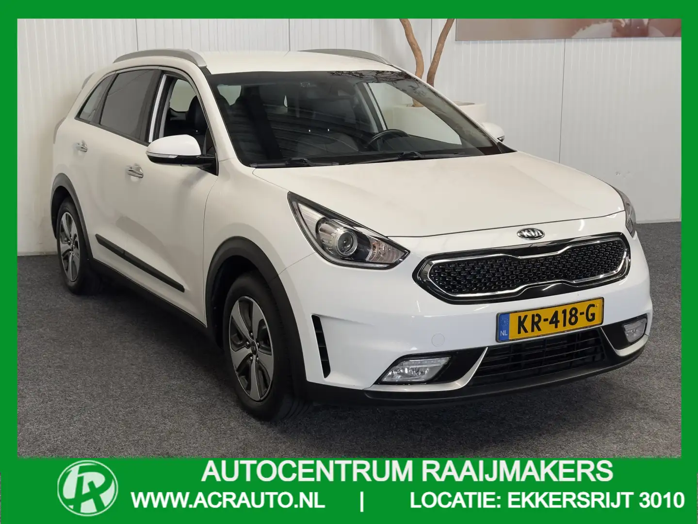 Kia Niro 1.6 GDi HYBRID FIRST EDITION STOF/LEDER NAVIGATIE Bianco - 1