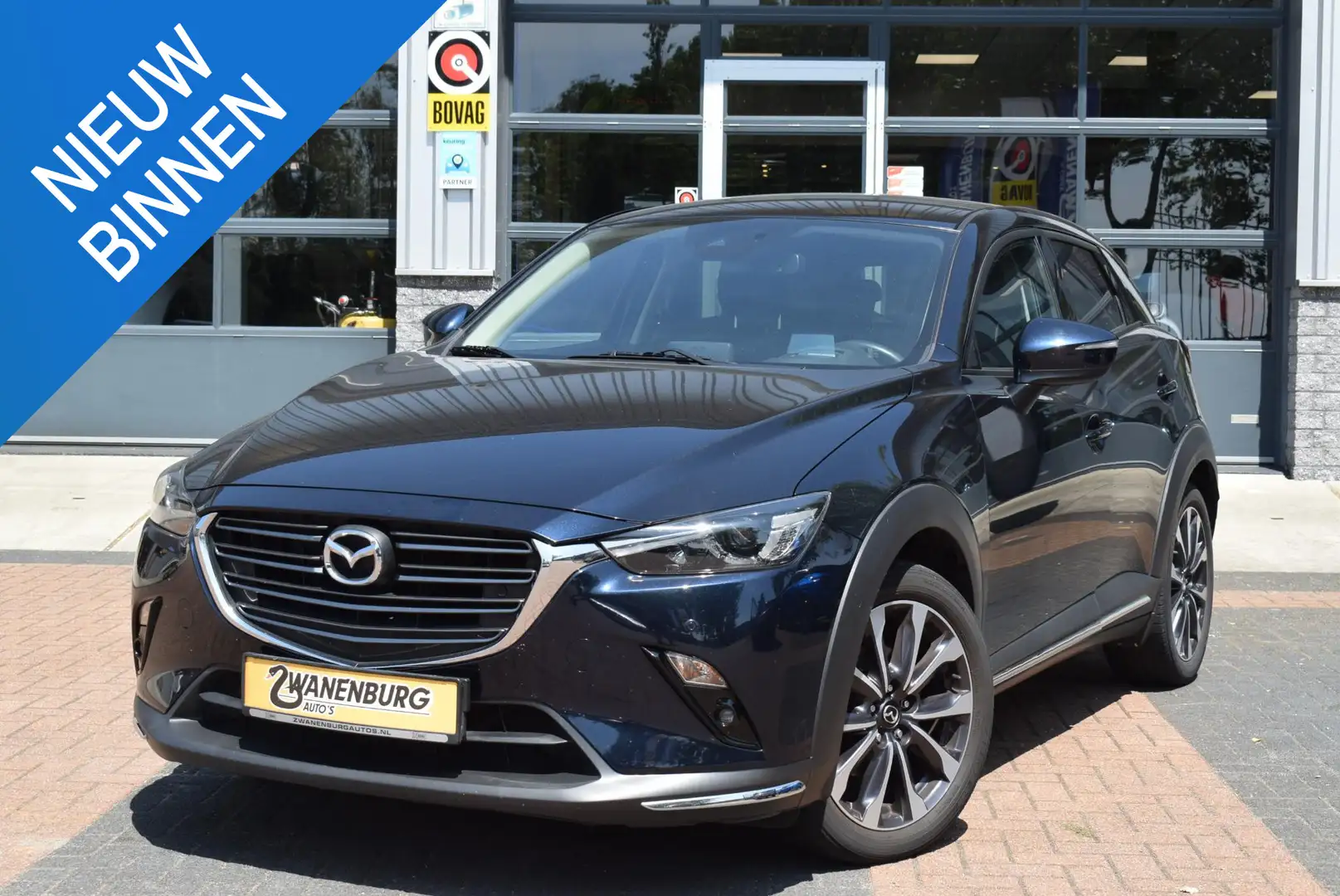 Mazda CX-3 2.0 SkyActiv-G 121 Luxury Navi Airco Km 58.500!! Bleu - 1