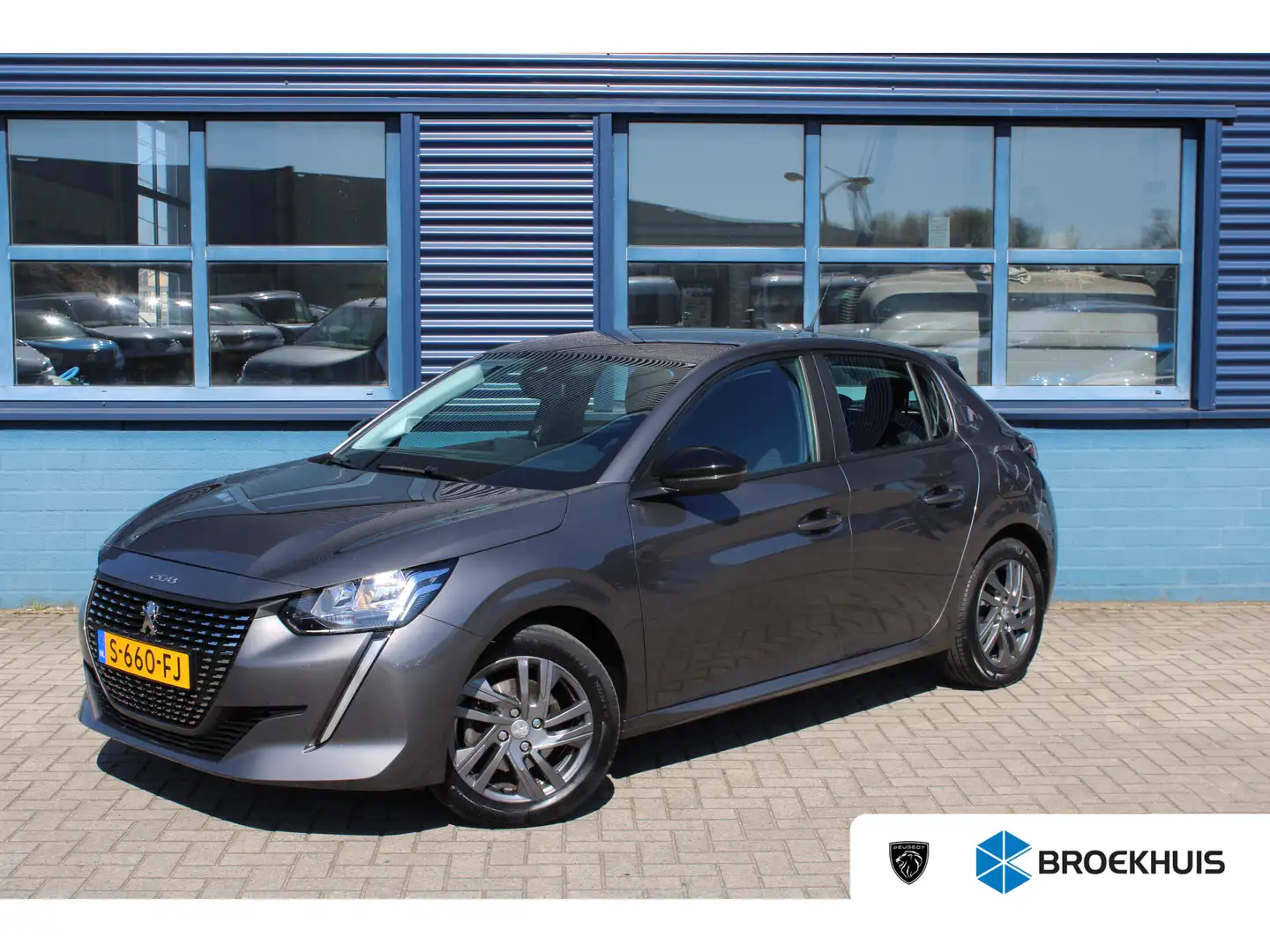 Peugeot 208 1.2 PureTech Active Pack Navigatie | Airco | Cruis Grigio - 1