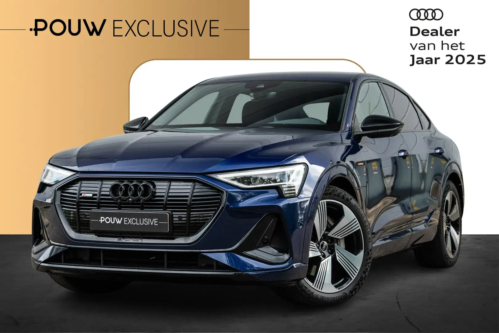 Audi e-tron Sportback 50 313pk quattro S Edition 71 kWh | SoH Blauw - 1