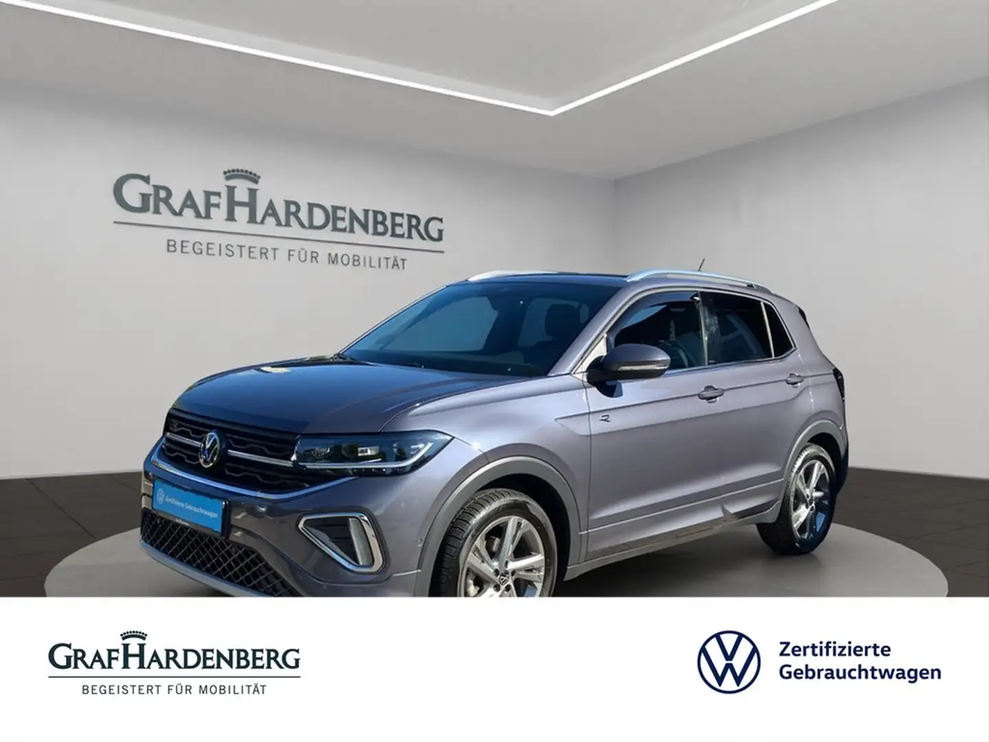 Volkswagen T-Cross R-Line 1.5 TSI DSG Navi AHK MatrixLED Grau - 1