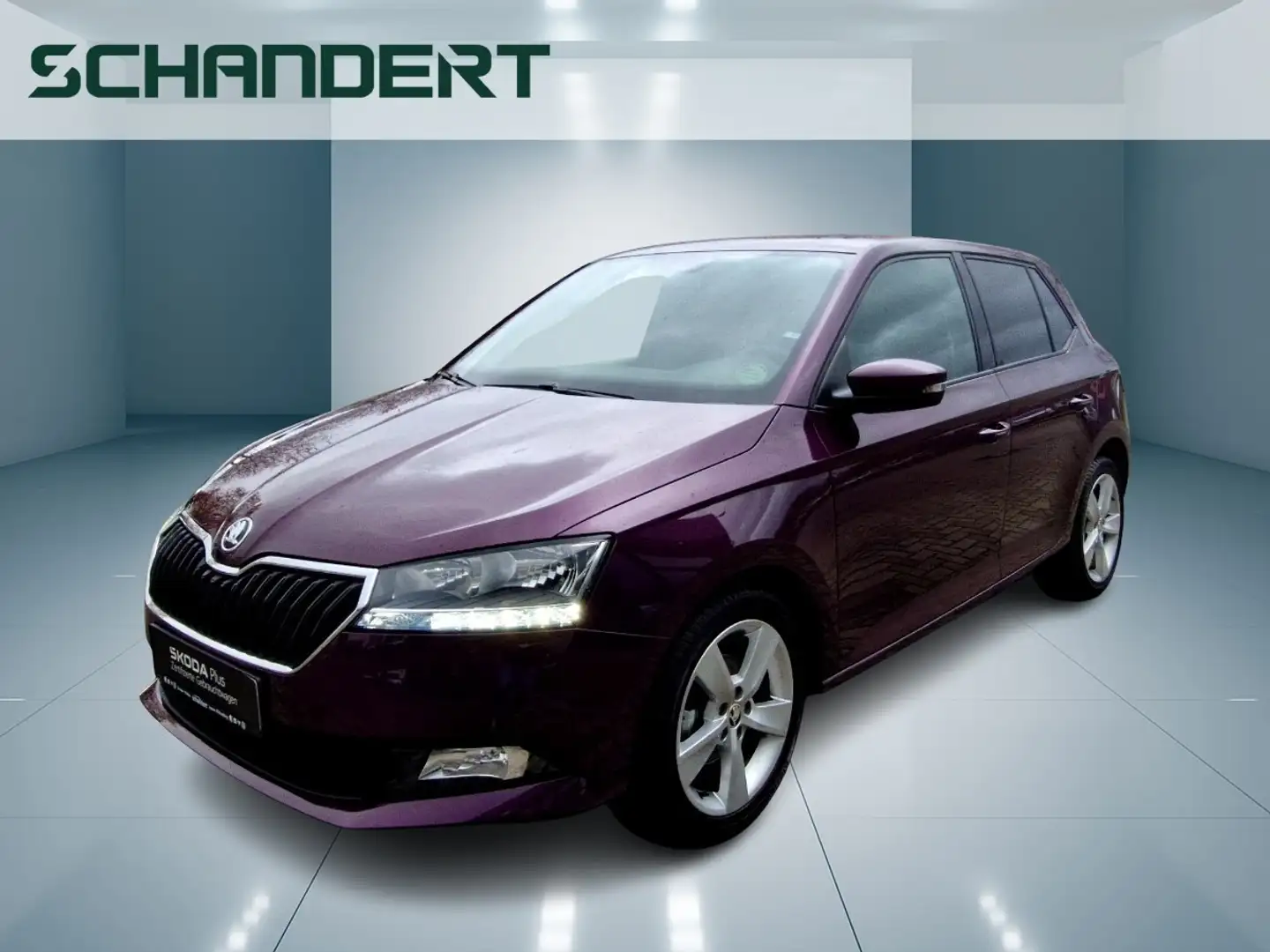 Skoda Fabia 1.0 TSI Cool Klima Sitzheizung DAB PDC Violett - 1