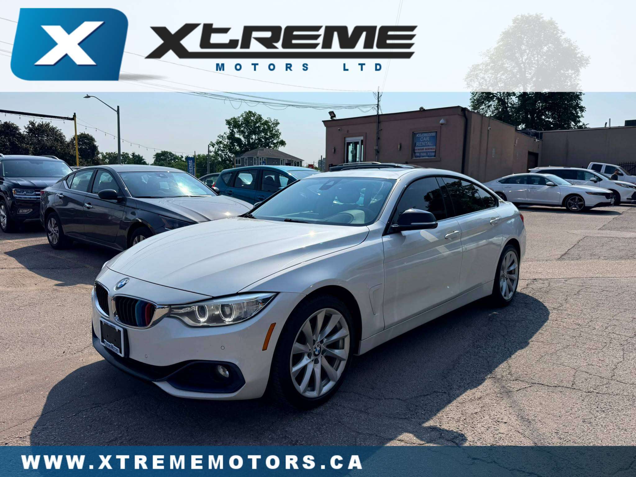 White 2016 BMW 4 Series Sedan All-Wheel Drive Automatic