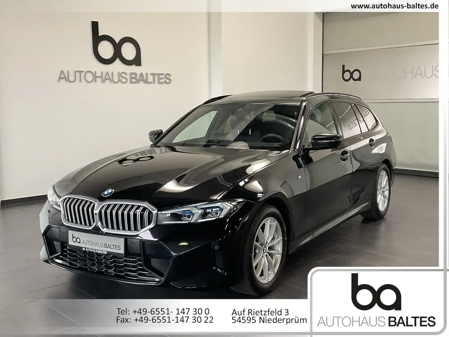 BMW 320 320d Touring xDrive M Sport Inno/Pano/Comfort/AHK Schwarz - 1
