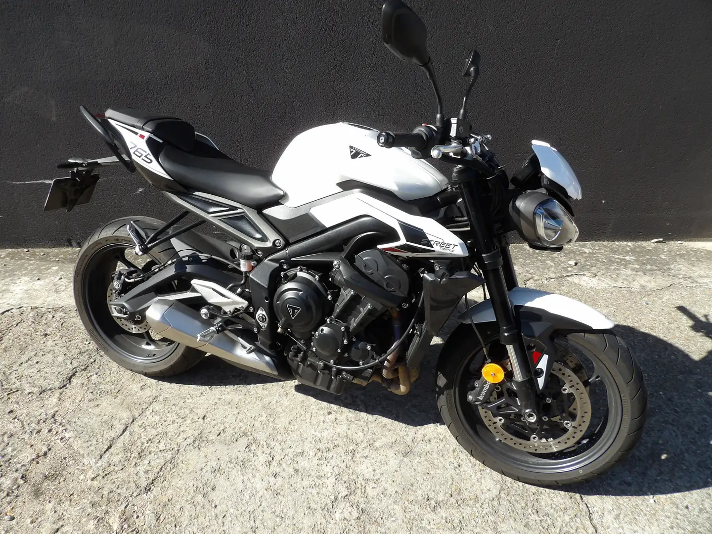 Triumph Street Triple 765 Blanc - 1