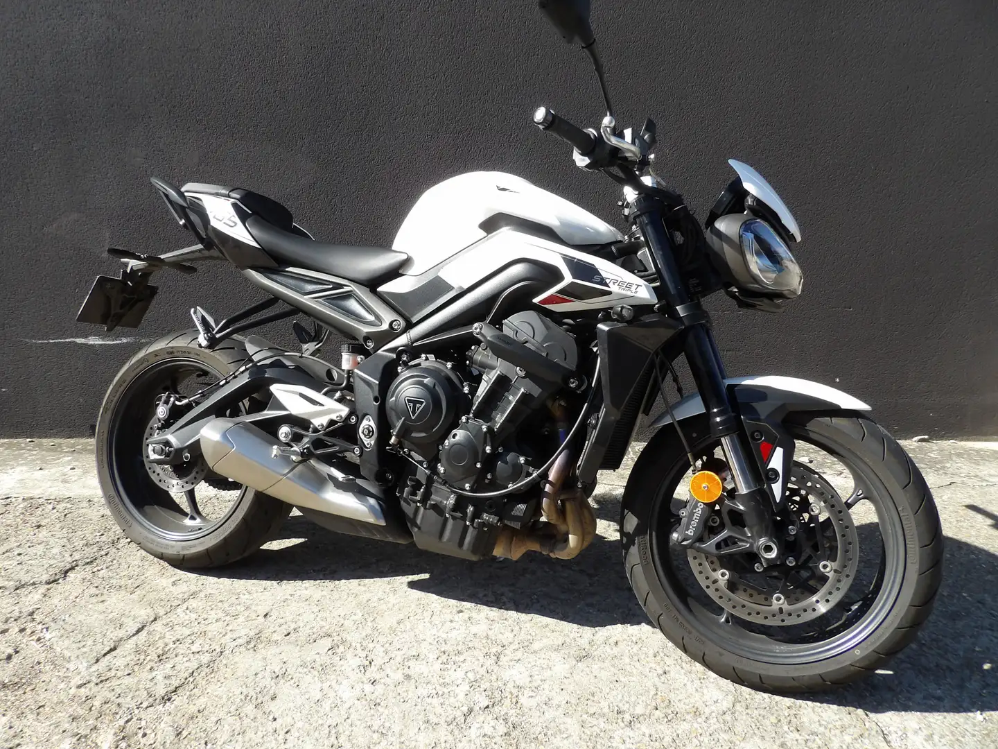 Triumph Street Triple 765 Blanc - 2