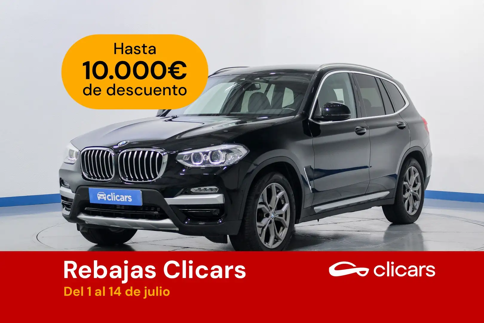 BMW X3 xDrive 20dA Negro - 1