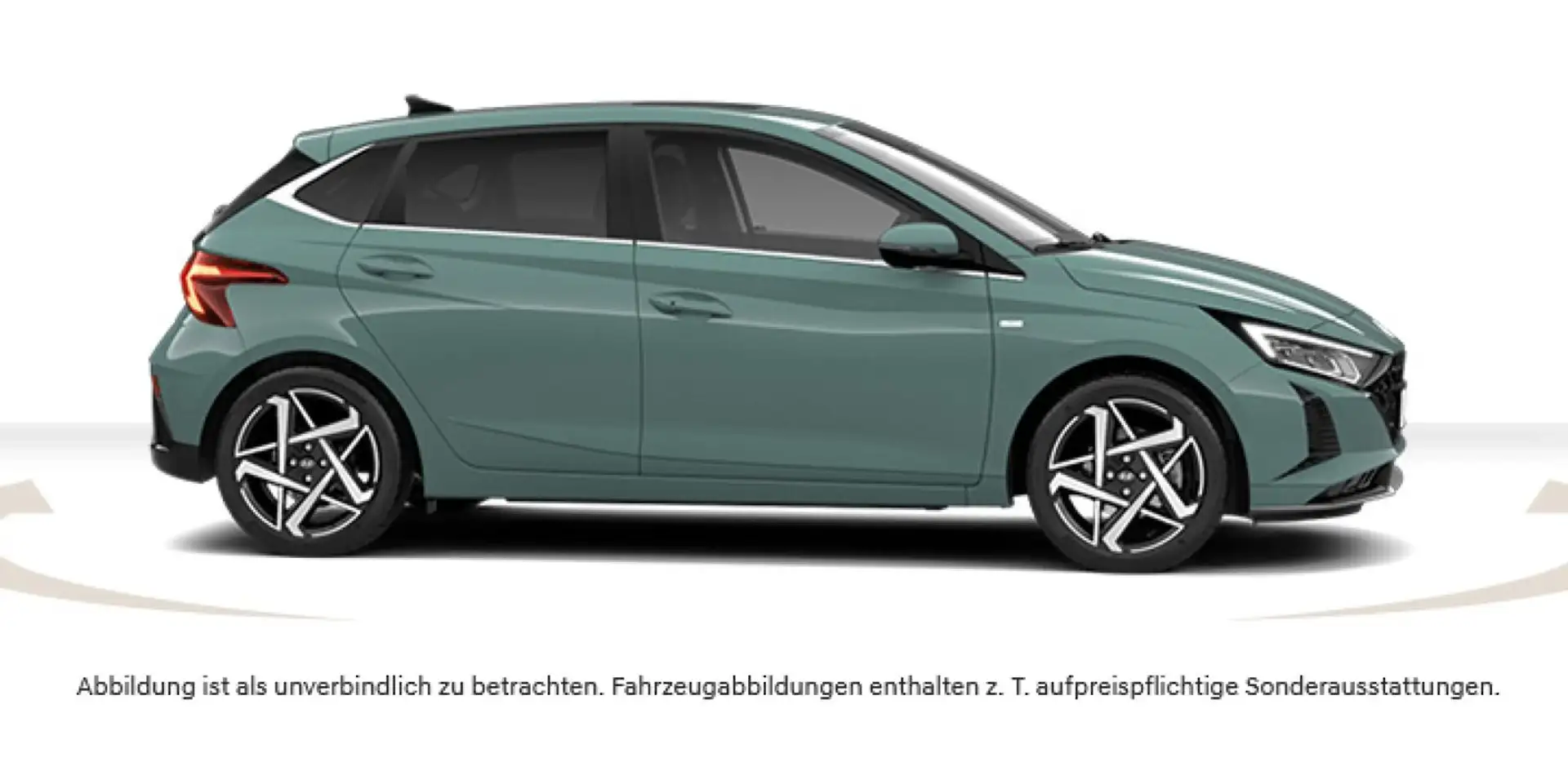 Hyundai i20 Trend*Automatik*NAVI*RKam*SitzHeiz*LenkrHeiz Grün - 2