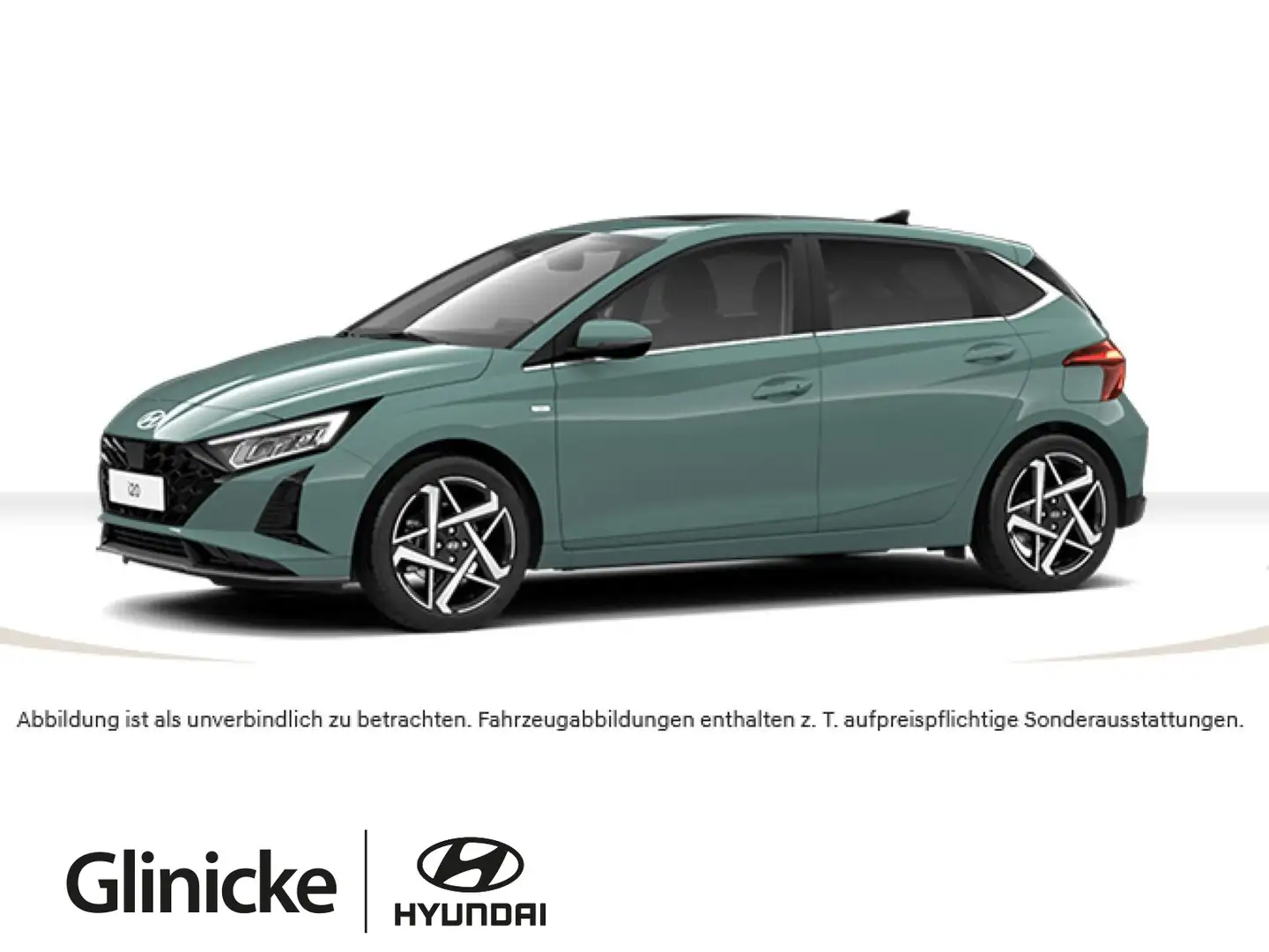 Hyundai i20 Trend*Automatik*NAVI*RKam*SitzHeiz*LenkrHeiz Grün - 1