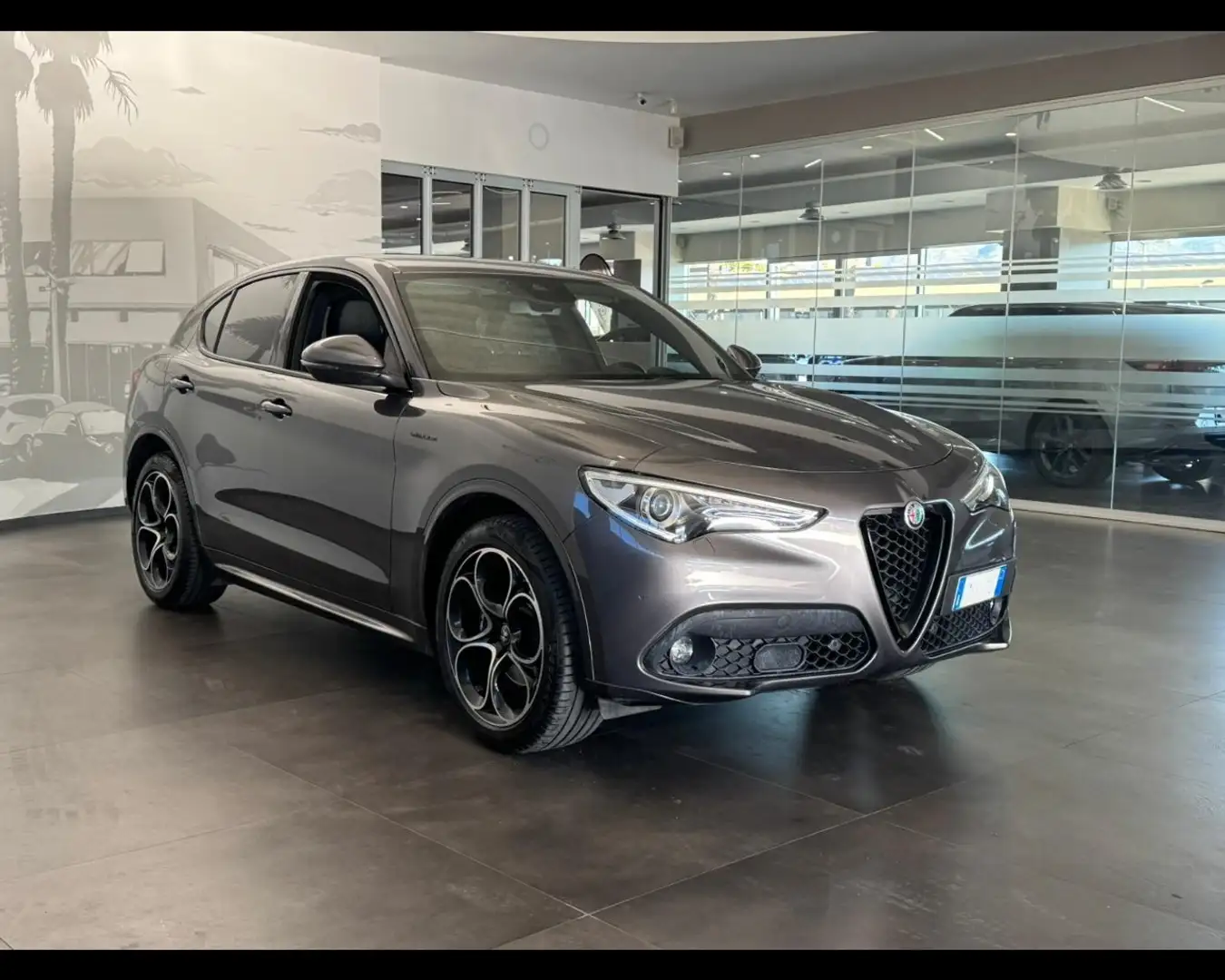 Alfa Romeo Stelvio 2.2 Turbodiesel 210 CV AT8 Q4 Veloce Gris - 1