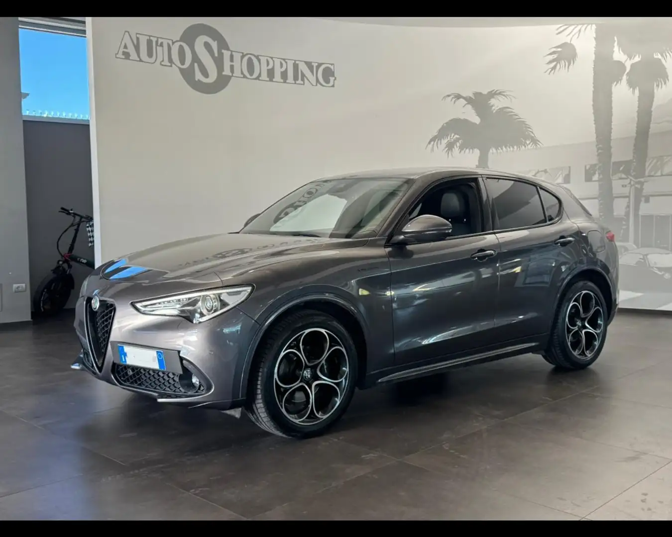 Alfa Romeo Stelvio 2.2 Turbodiesel 210 CV AT8 Q4 Veloce Grau - 1