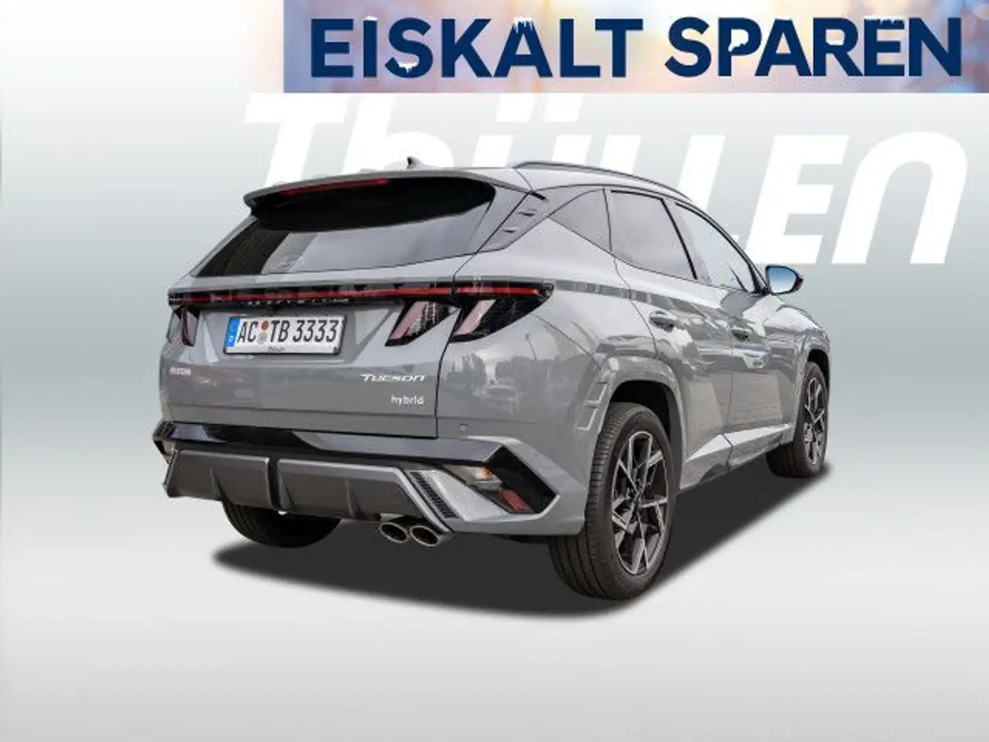 Hyundai TUCSON HEV MY25 1.6 T-GDi 4WD N-Line Bluetooth LED Grau - 2