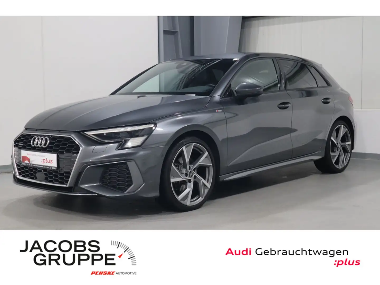 Audi A3 Sportback 40 TDI quattro S line B&O*Matrix*AHK * Grau - 1