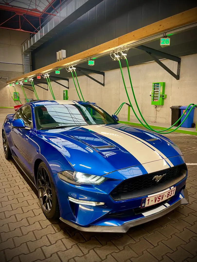 Ford Mustang 2.3 EcoBoost (EU6.2) Bleu - 2