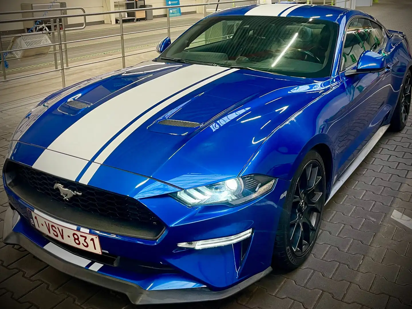 Ford Mustang 2.3 EcoBoost (EU6.2) Bleu - 1
