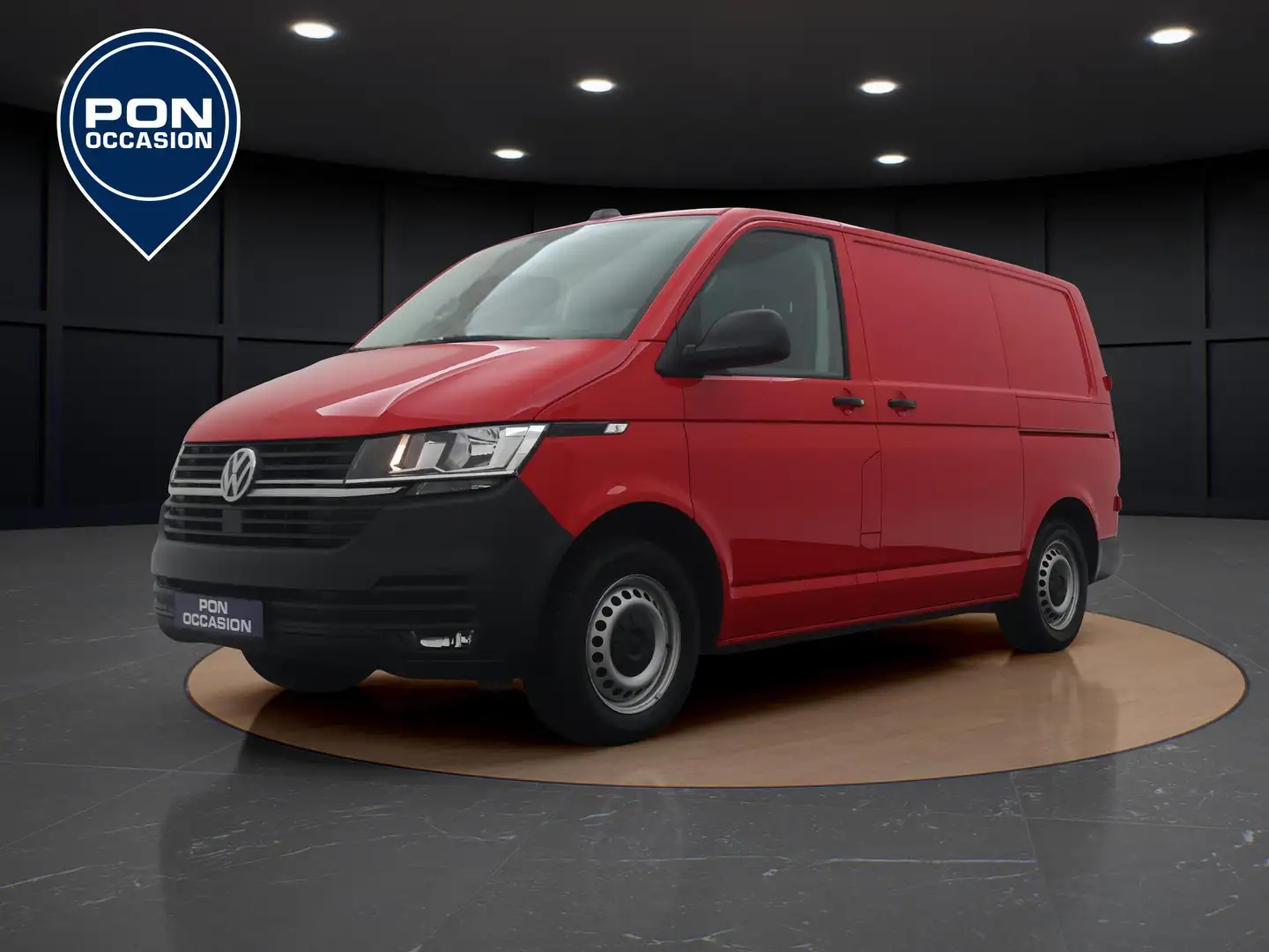 Volkswagen T6.1 Transporter 2.0 TDI 150 PK DSG L1H1 30 Comfortline Executive Rood - 1