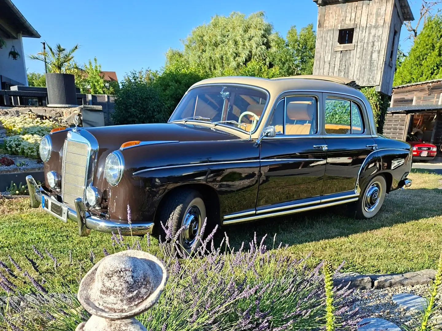 Mercedes-Benz 220 PONTON 220S Faltdach Cabrio Braun - 1