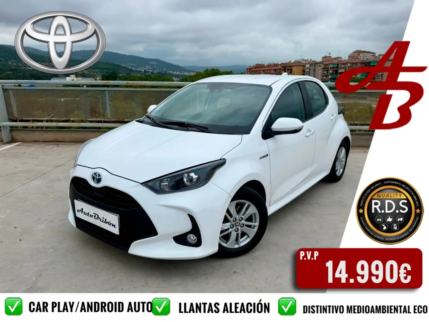 Toyota Yaris 120H 1.5 Business Plus Blanco - 1