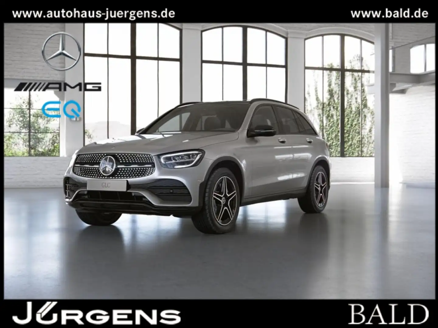 Mercedes-Benz GLC 220 d 4M AMG/MBUX/LED/Pano/Easy-P/Night/19" Argintiu - 2