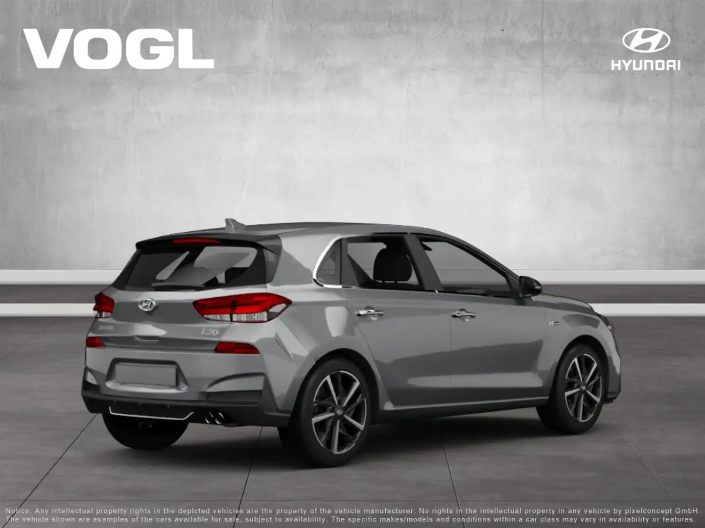Hyundai i30 FL 5-Türer 1.0 T-GDi MT 48V N LINE Navipaket Grau - 2