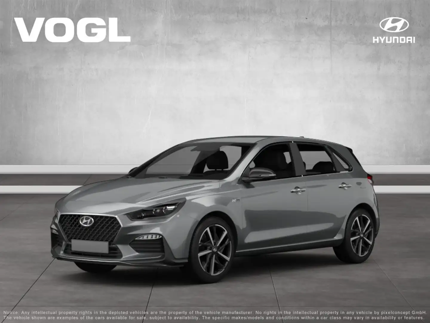 Hyundai i30 FL 5-Türer 1.0 T-GDi MT 48V N LINE Navipaket Grau - 1