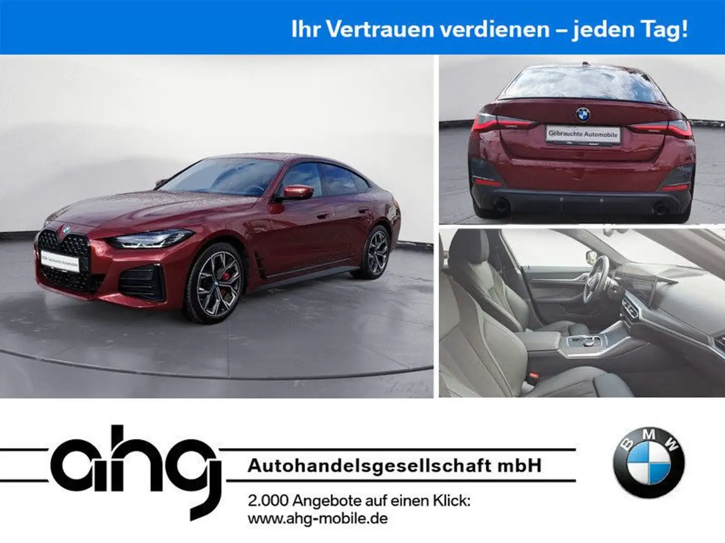 BMW 420 M Sportpaket Sport Aut. 19' Rouge - 1