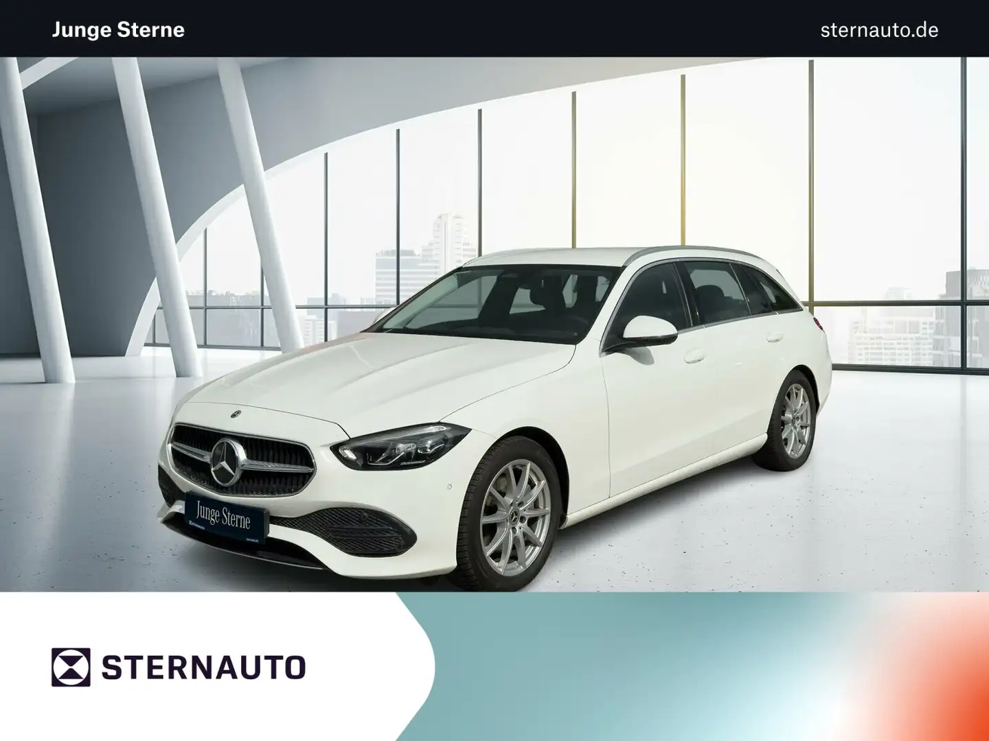 Mercedes-Benz C 220 C 220 T d AVANTGARDE Exterieur Navi Autom.Klima Weiß - 1